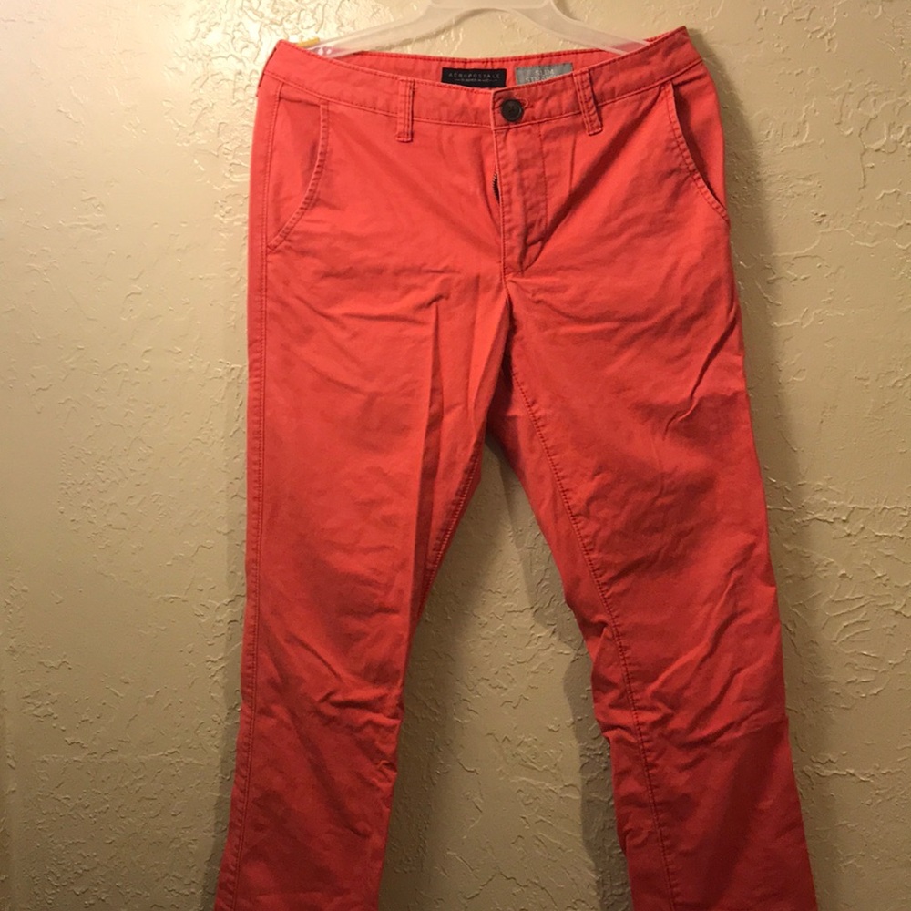 Salmon Pink Chinos